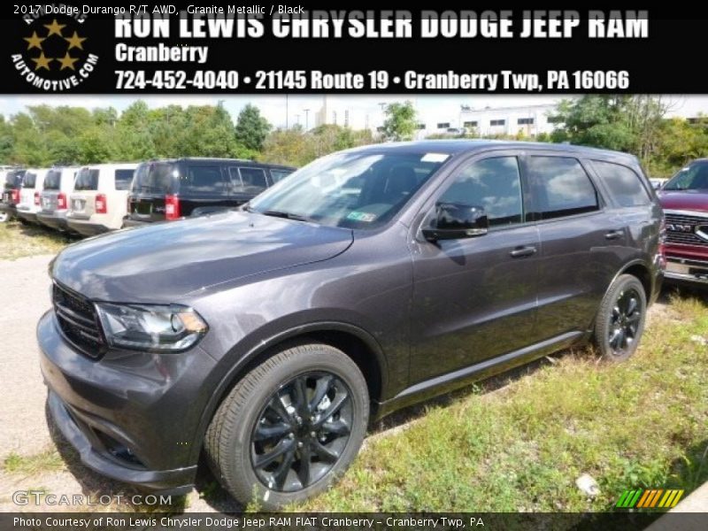 Granite Metallic / Black 2017 Dodge Durango R/T AWD