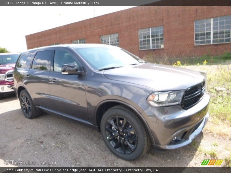 Granite Metallic / Black 2017 Dodge Durango R/T AWD