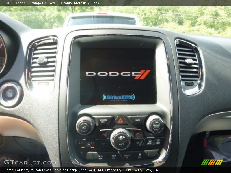 Granite Metallic / Black 2017 Dodge Durango R/T AWD