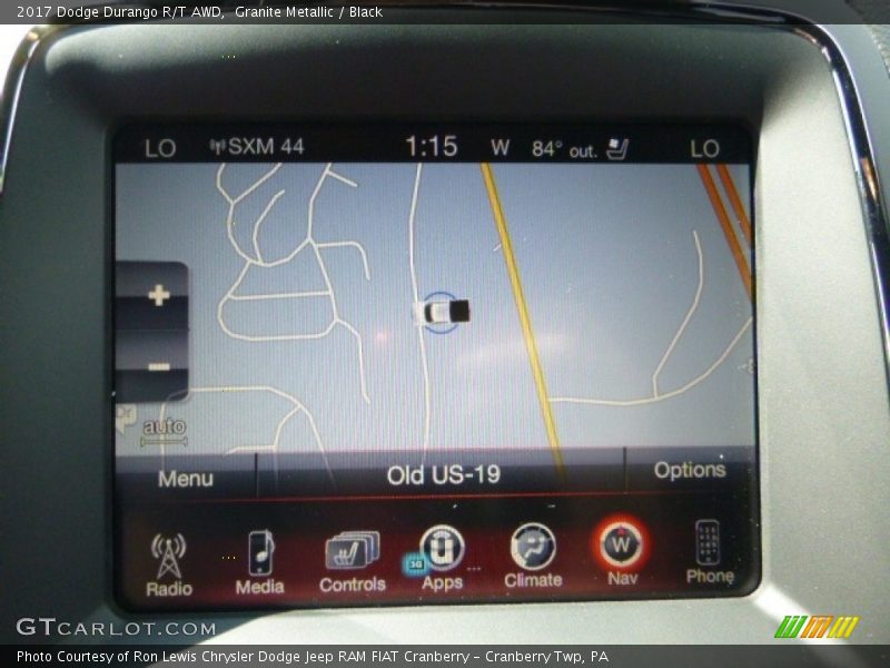 Granite Metallic / Black 2017 Dodge Durango R/T AWD