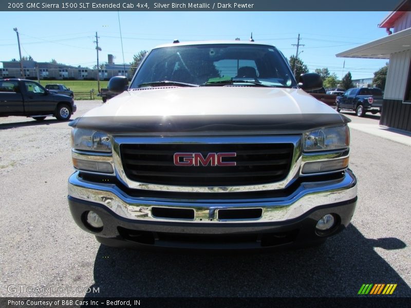 Silver Birch Metallic / Dark Pewter 2005 GMC Sierra 1500 SLT Extended Cab 4x4