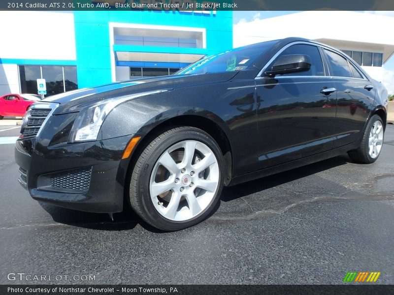 Black Diamond Tricoat / Jet Black/Jet Black 2014 Cadillac ATS 2.0L Turbo AWD