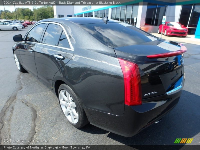 Black Diamond Tricoat / Jet Black/Jet Black 2014 Cadillac ATS 2.0L Turbo AWD