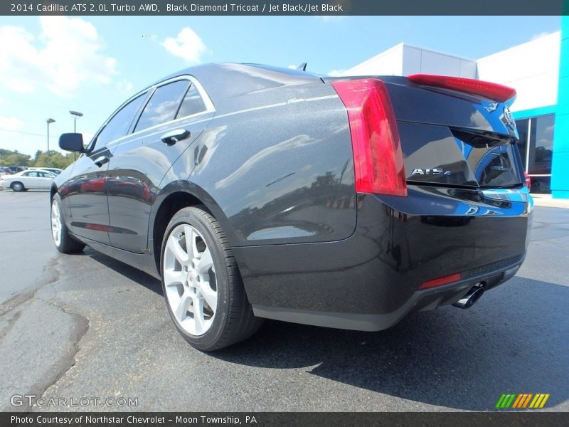 Black Diamond Tricoat / Jet Black/Jet Black 2014 Cadillac ATS 2.0L Turbo AWD
