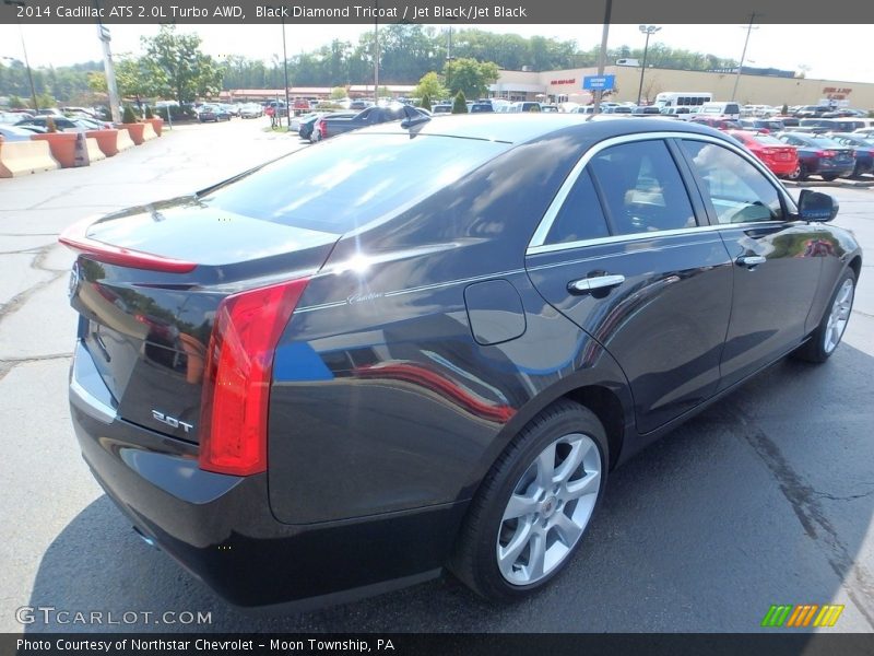 Black Diamond Tricoat / Jet Black/Jet Black 2014 Cadillac ATS 2.0L Turbo AWD