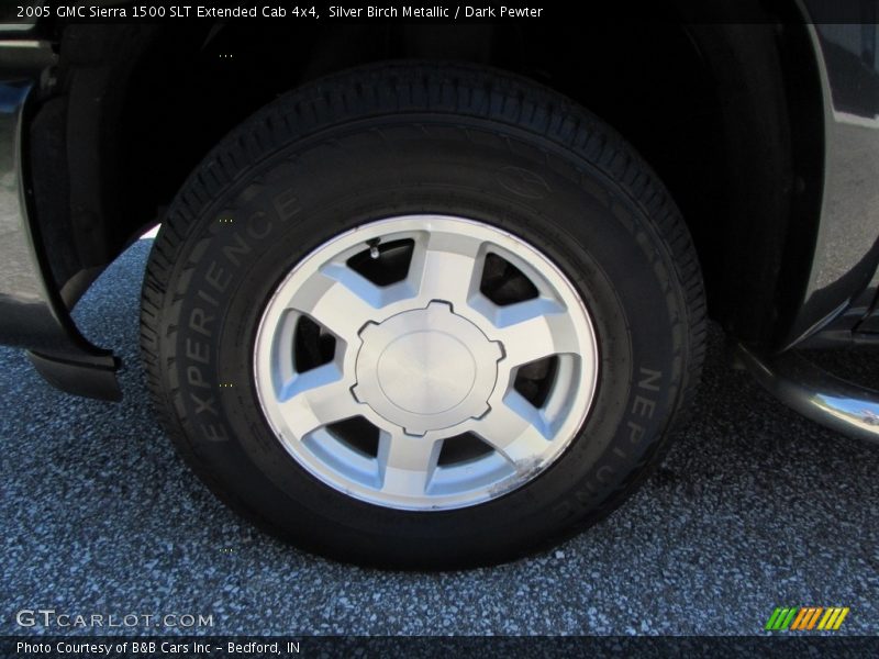 Silver Birch Metallic / Dark Pewter 2005 GMC Sierra 1500 SLT Extended Cab 4x4