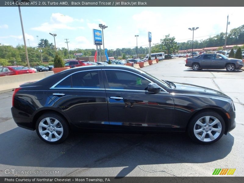 Black Diamond Tricoat / Jet Black/Jet Black 2014 Cadillac ATS 2.0L Turbo AWD