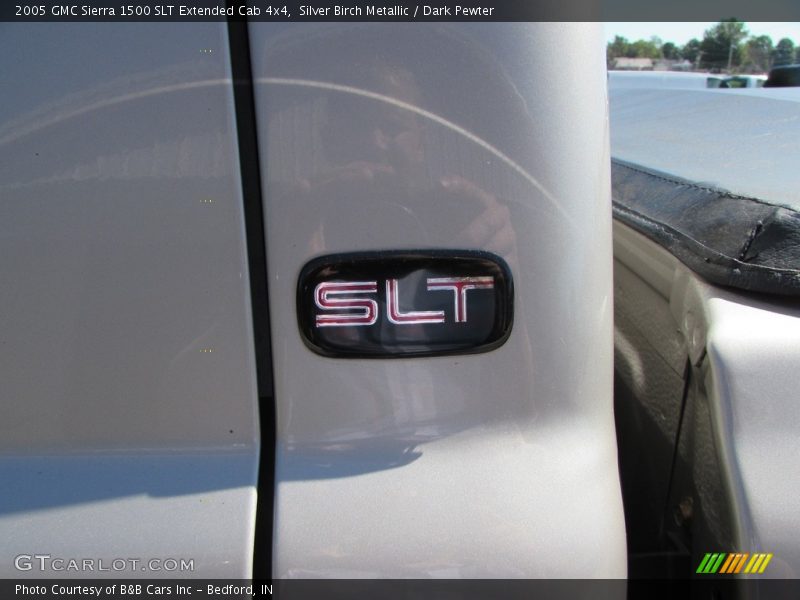 Silver Birch Metallic / Dark Pewter 2005 GMC Sierra 1500 SLT Extended Cab 4x4
