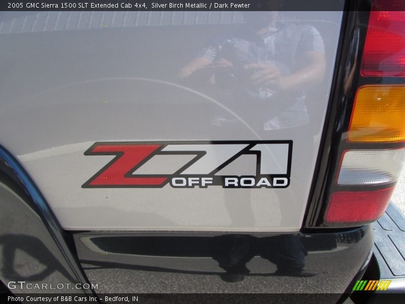Silver Birch Metallic / Dark Pewter 2005 GMC Sierra 1500 SLT Extended Cab 4x4