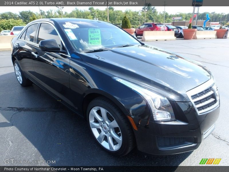 Black Diamond Tricoat / Jet Black/Jet Black 2014 Cadillac ATS 2.0L Turbo AWD
