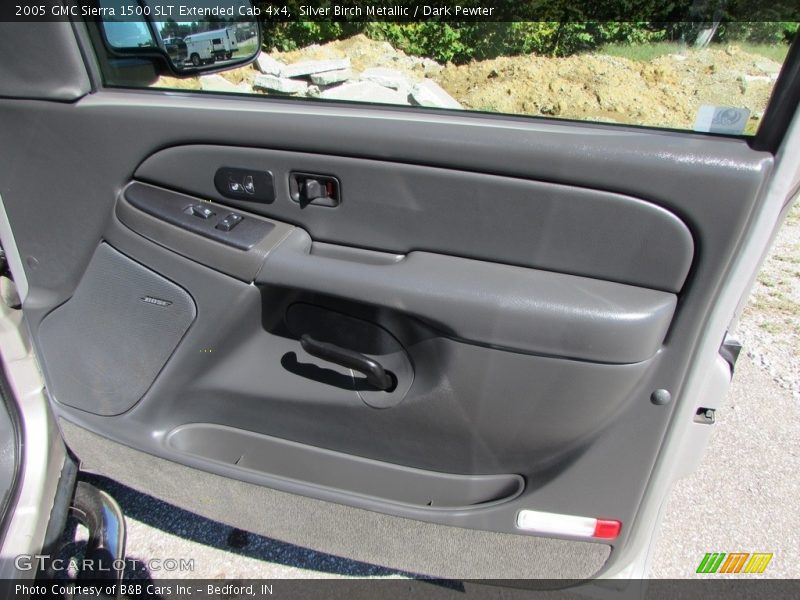 Silver Birch Metallic / Dark Pewter 2005 GMC Sierra 1500 SLT Extended Cab 4x4