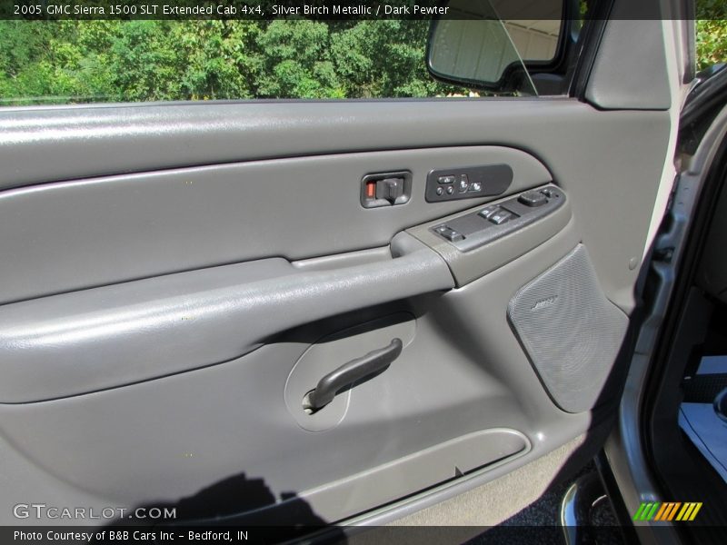 Silver Birch Metallic / Dark Pewter 2005 GMC Sierra 1500 SLT Extended Cab 4x4