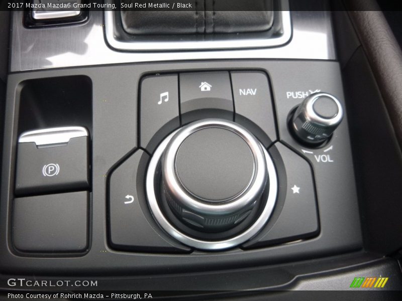 Soul Red Metallic / Black 2017 Mazda Mazda6 Grand Touring