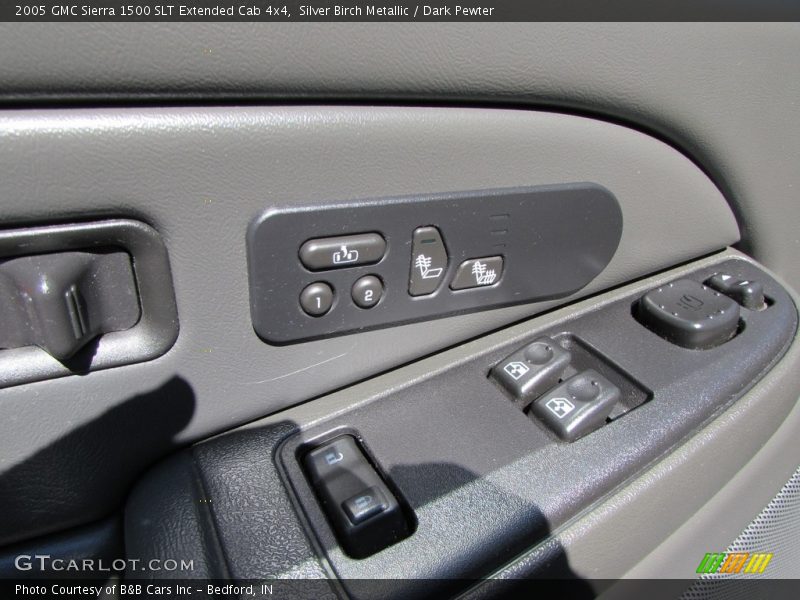 Silver Birch Metallic / Dark Pewter 2005 GMC Sierra 1500 SLT Extended Cab 4x4