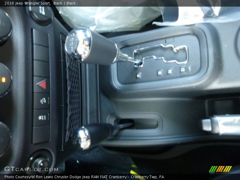 Black / Black 2016 Jeep Wrangler Sport