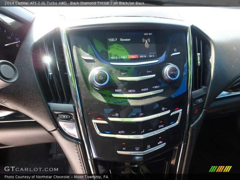 Black Diamond Tricoat / Jet Black/Jet Black 2014 Cadillac ATS 2.0L Turbo AWD