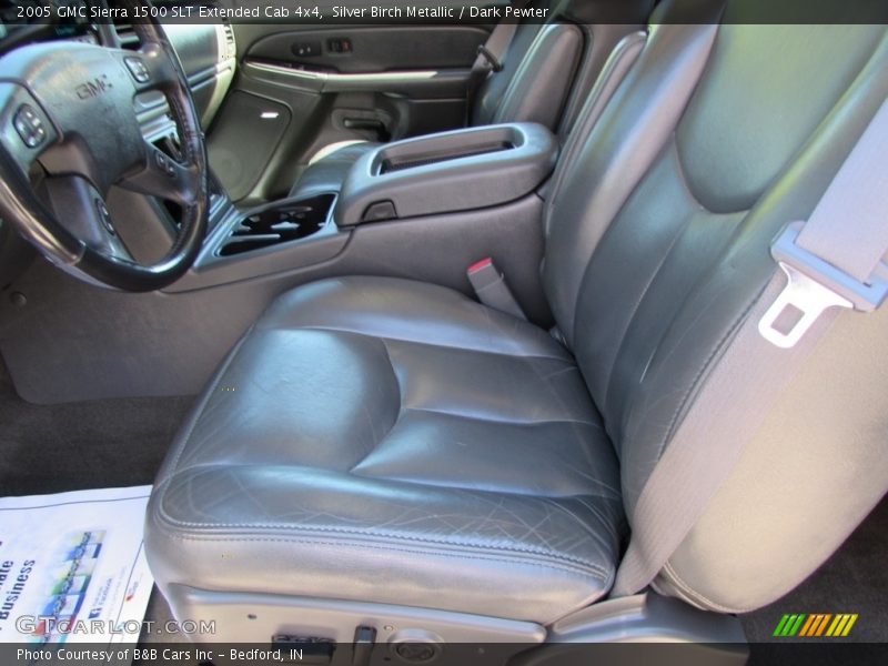 Silver Birch Metallic / Dark Pewter 2005 GMC Sierra 1500 SLT Extended Cab 4x4