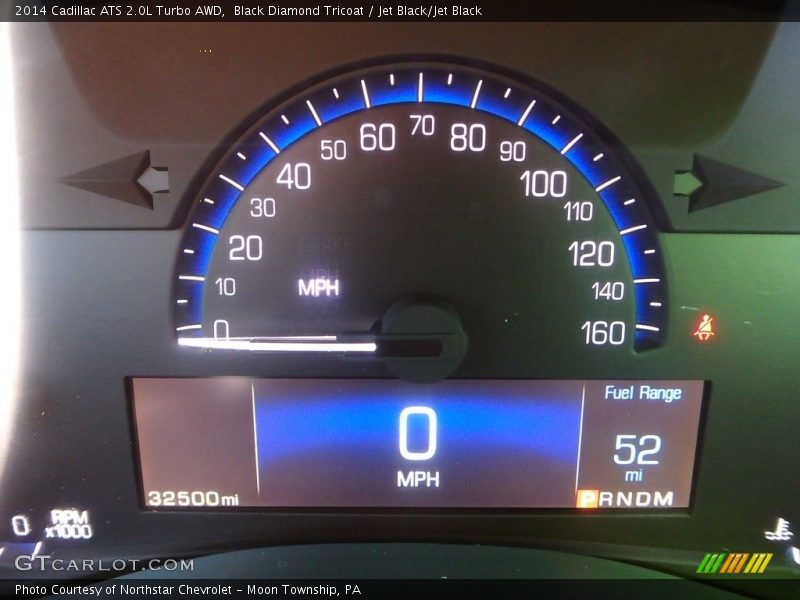 Black Diamond Tricoat / Jet Black/Jet Black 2014 Cadillac ATS 2.0L Turbo AWD