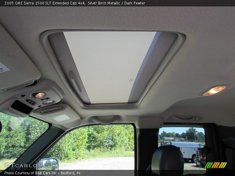 Silver Birch Metallic / Dark Pewter 2005 GMC Sierra 1500 SLT Extended Cab 4x4