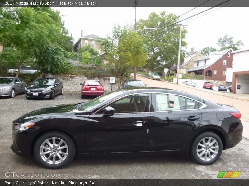Jet Black Mica / Black 2017 Mazda Mazda6 Sport