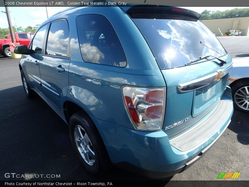 Golden Teal Metallic / Dark Gray 2008 Chevrolet Equinox LT AWD