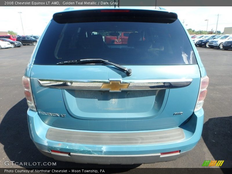 Golden Teal Metallic / Dark Gray 2008 Chevrolet Equinox LT AWD