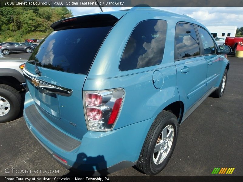 Golden Teal Metallic / Dark Gray 2008 Chevrolet Equinox LT AWD