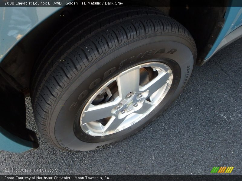 Golden Teal Metallic / Dark Gray 2008 Chevrolet Equinox LT AWD