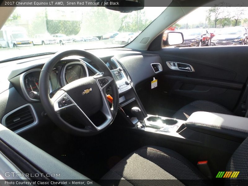 Siren Red Tintcoat / Jet Black 2017 Chevrolet Equinox LT AWD