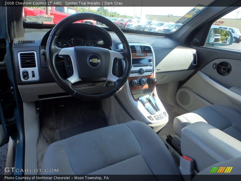 Golden Teal Metallic / Dark Gray 2008 Chevrolet Equinox LT AWD