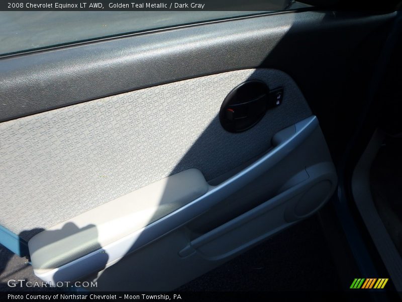 Golden Teal Metallic / Dark Gray 2008 Chevrolet Equinox LT AWD