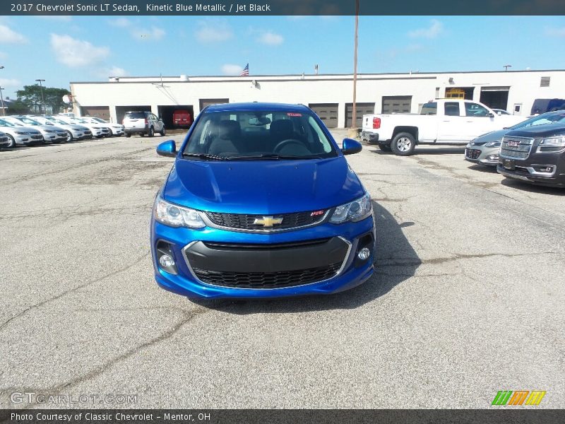 Kinetic Blue Metallic / Jet Black 2017 Chevrolet Sonic LT Sedan