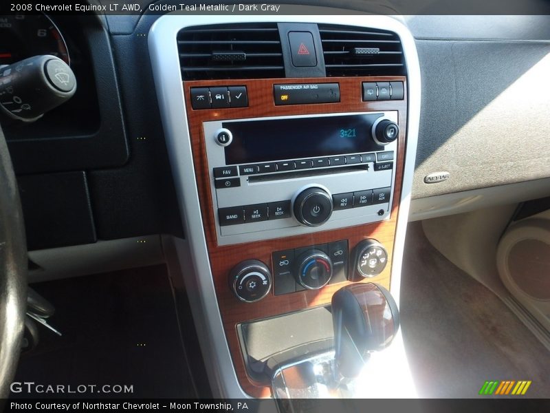 Golden Teal Metallic / Dark Gray 2008 Chevrolet Equinox LT AWD