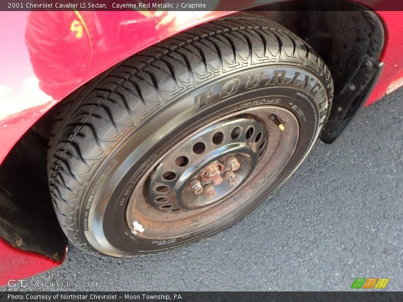 Cayenne Red Metallic / Graphite 2001 Chevrolet Cavalier LS Sedan