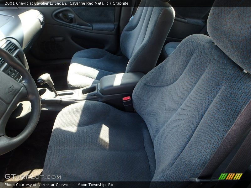 Cayenne Red Metallic / Graphite 2001 Chevrolet Cavalier LS Sedan