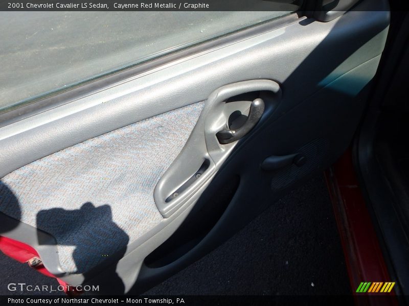 Cayenne Red Metallic / Graphite 2001 Chevrolet Cavalier LS Sedan