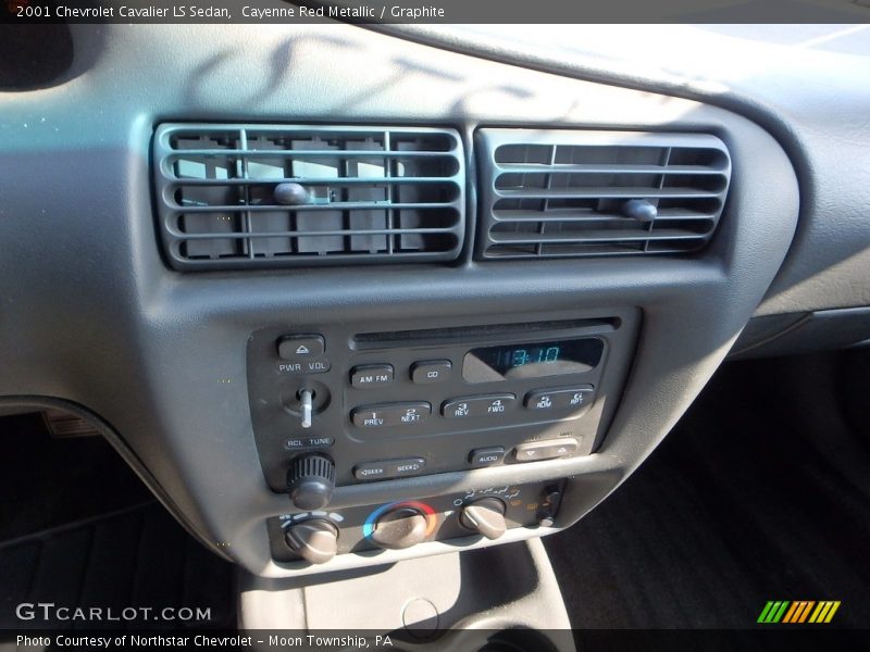 Cayenne Red Metallic / Graphite 2001 Chevrolet Cavalier LS Sedan