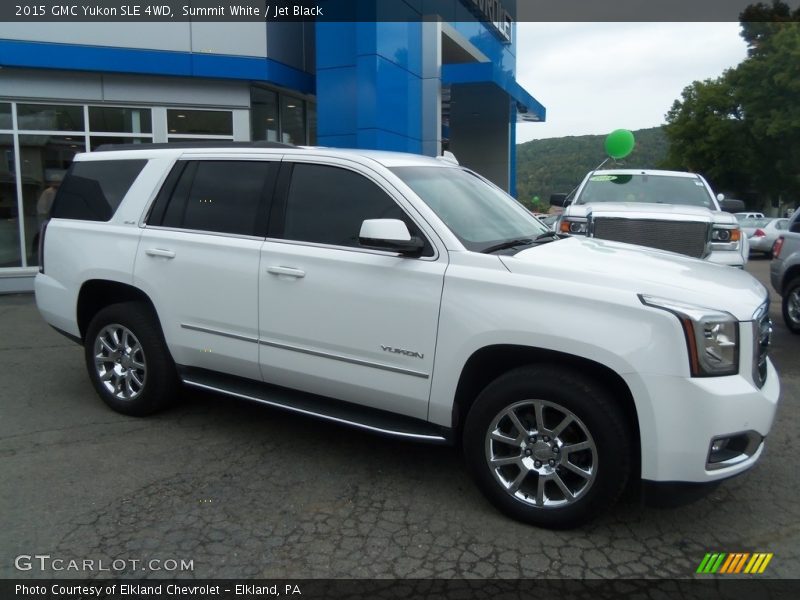 Summit White / Jet Black 2015 GMC Yukon SLE 4WD