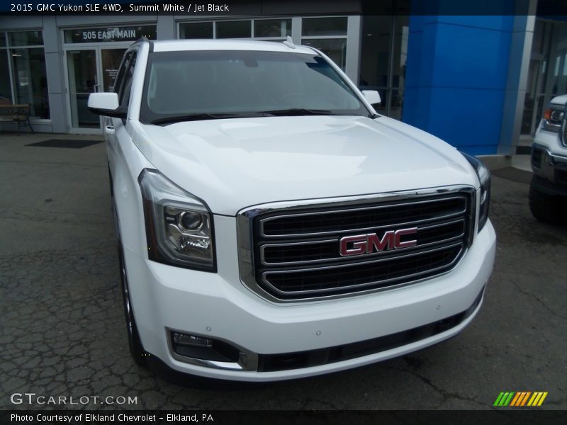 Summit White / Jet Black 2015 GMC Yukon SLE 4WD