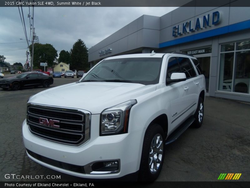 Summit White / Jet Black 2015 GMC Yukon SLE 4WD