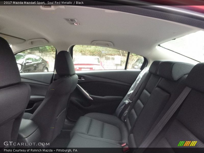 Soul Red Metallic / Black 2017 Mazda Mazda6 Sport