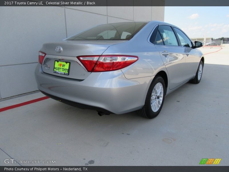 Celestial Silver Metallic / Black 2017 Toyota Camry LE