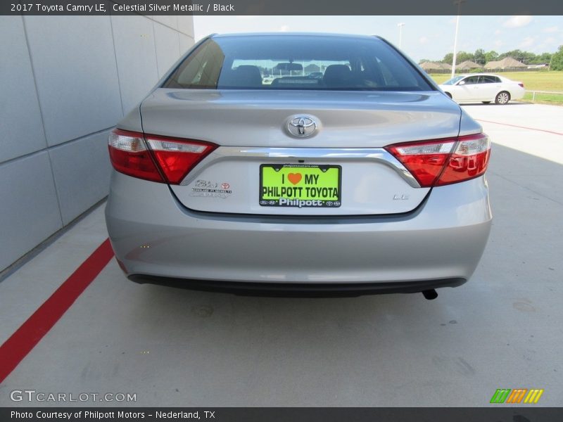 Celestial Silver Metallic / Black 2017 Toyota Camry LE