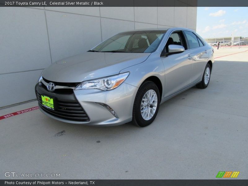 Celestial Silver Metallic / Black 2017 Toyota Camry LE
