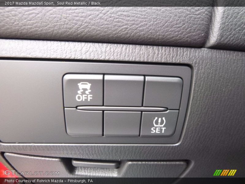 Soul Red Metallic / Black 2017 Mazda Mazda6 Sport