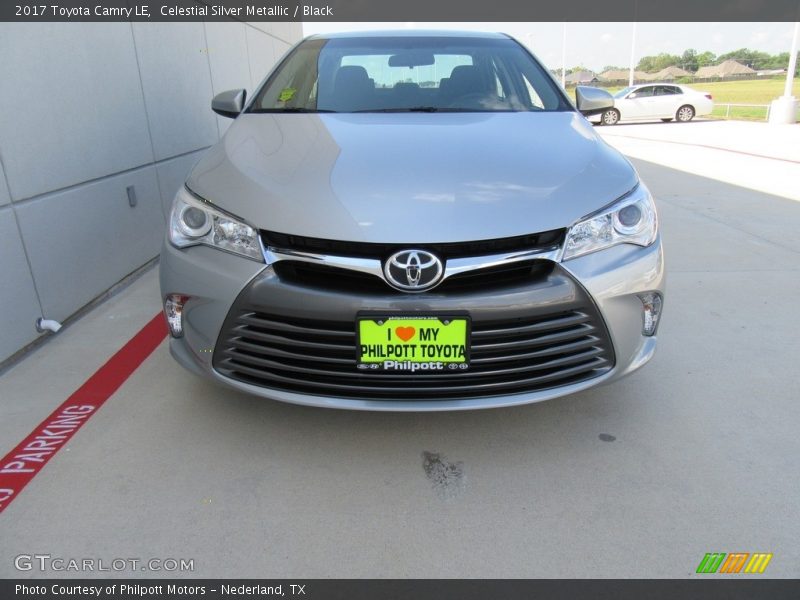 Celestial Silver Metallic / Black 2017 Toyota Camry LE