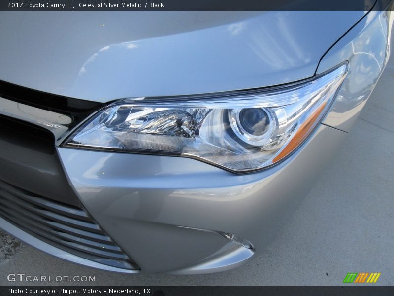 Celestial Silver Metallic / Black 2017 Toyota Camry LE