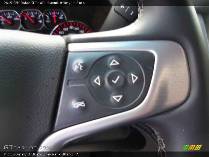 Summit White / Jet Black 2015 GMC Yukon SLE 4WD