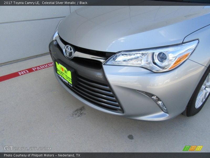 Celestial Silver Metallic / Black 2017 Toyota Camry LE