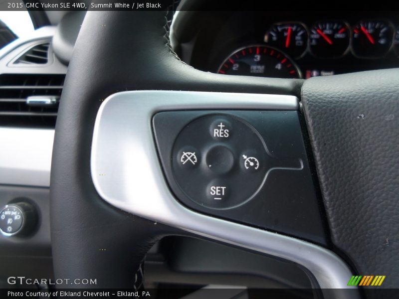 Summit White / Jet Black 2015 GMC Yukon SLE 4WD